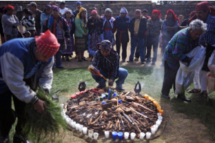 Traditional Mayan Fire Ceremony Lake Atitlán, Guatemala