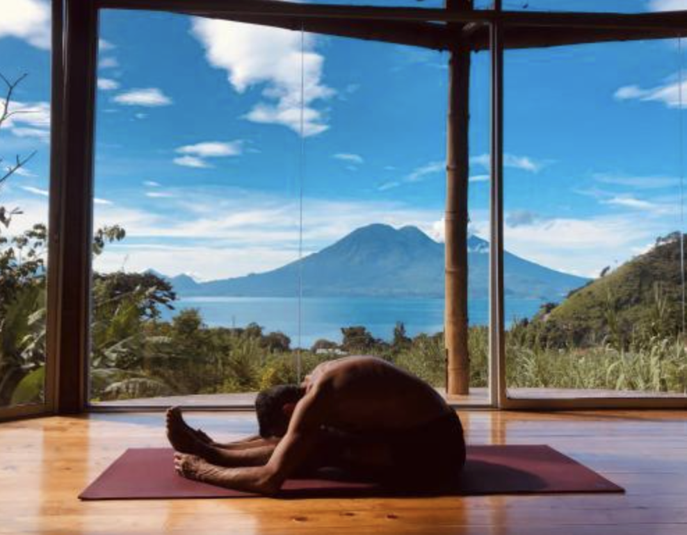 Lake Atitlán retreat in Guatemala surrounded by volcanoes